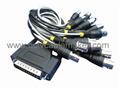 DB25 Pins to 16 BNC cable 